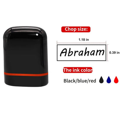 Custom Signature Stamp Personalized Logo Name Stamper