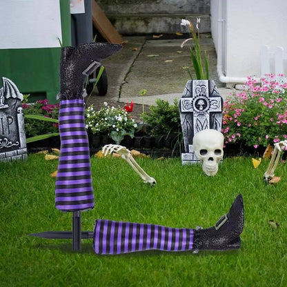 Witch Legs Halloween Decoration