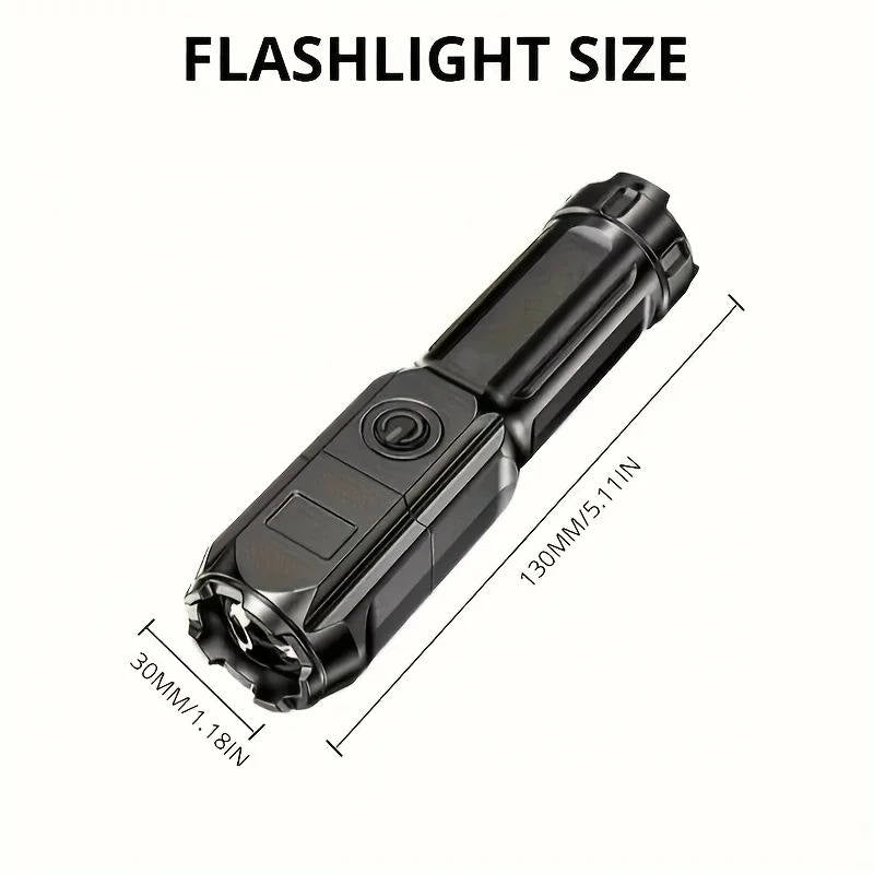 Rechargeable Ultraviolet UV Flashlight, Zoomable