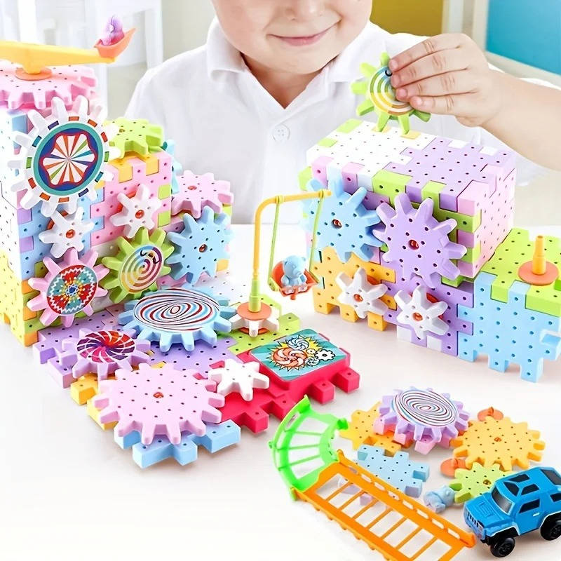 263 Pcs Kids Building Blocks Kit