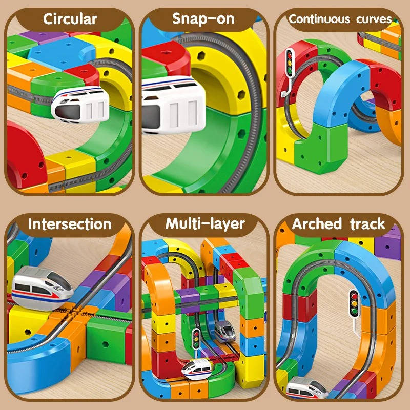 Magnetic Train Track Toy