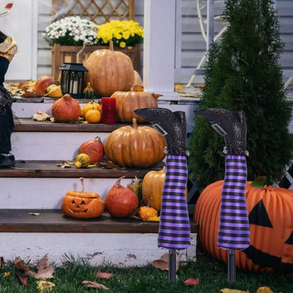 Witch Legs Halloween Decoration