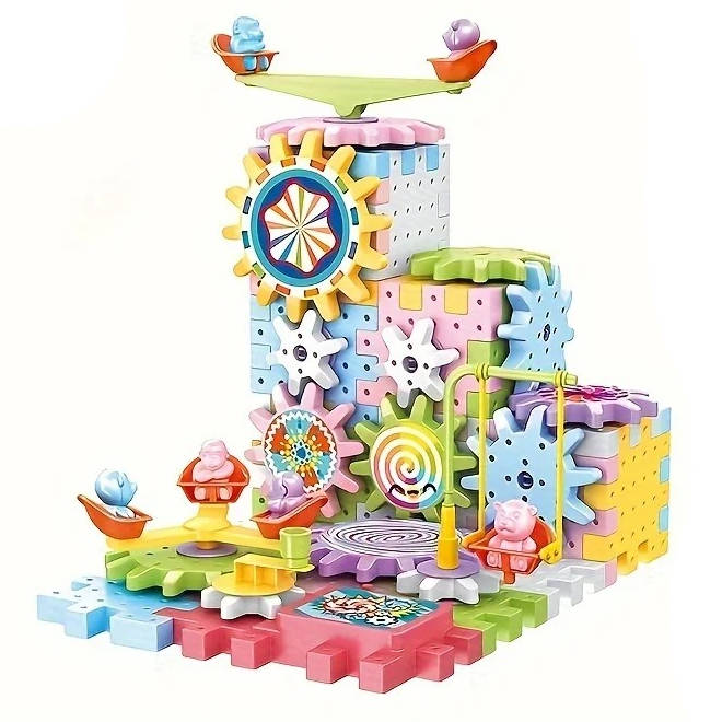 263 Pcs Kids Building Blocks Kit
