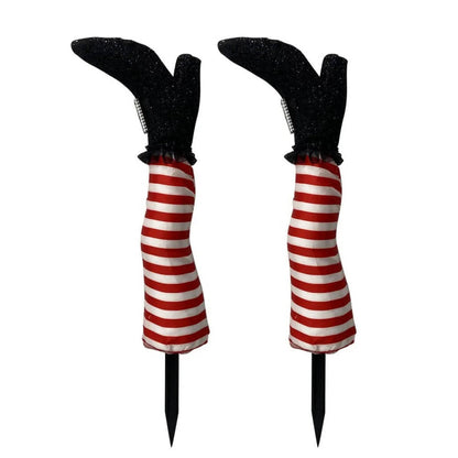Witch Legs Halloween Decoration
