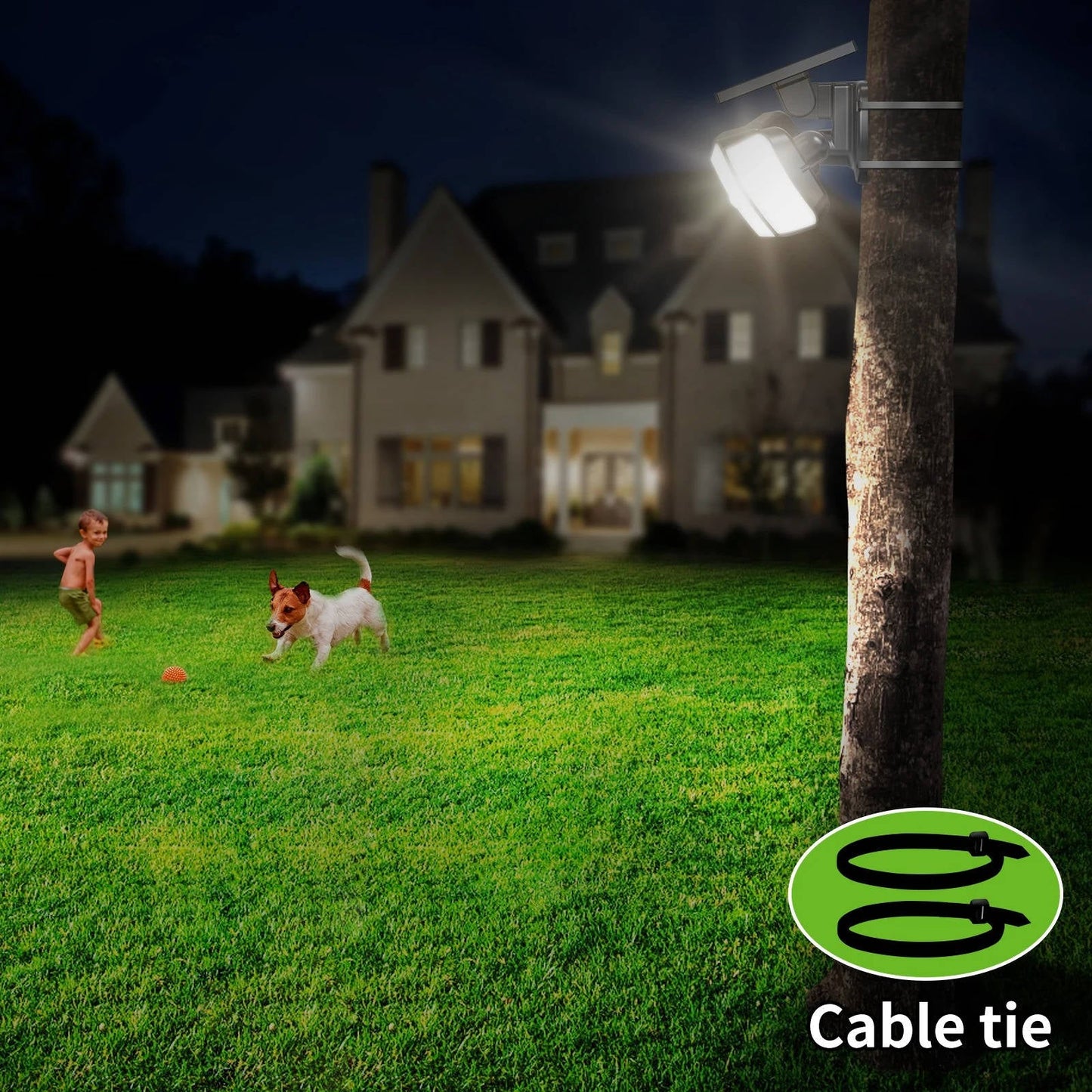 Solar Powered Flood Lights With Motion Sensor