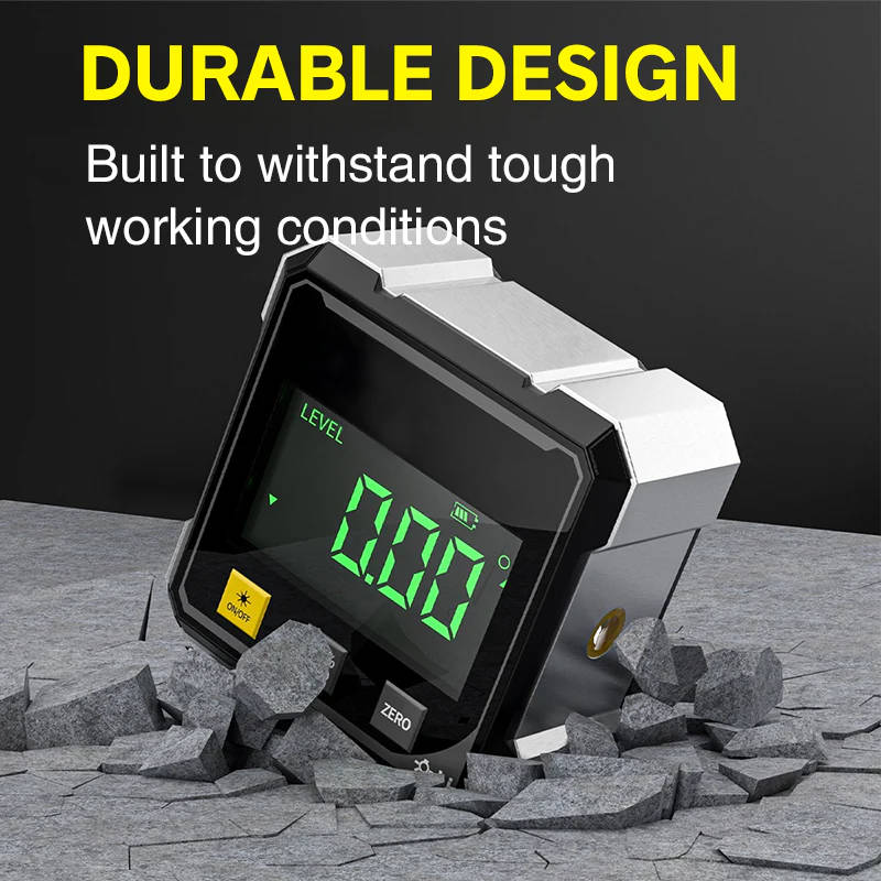 Digital Angle Finder with Laser Level