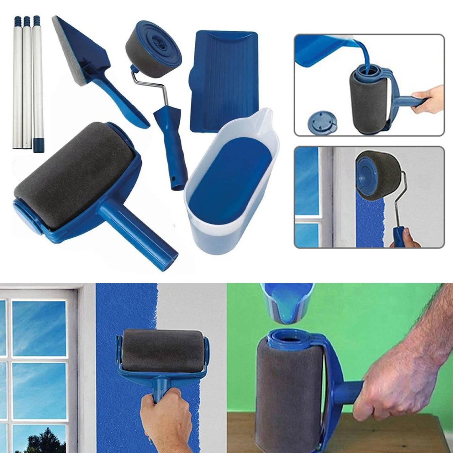 Paint Roller Brush Kit