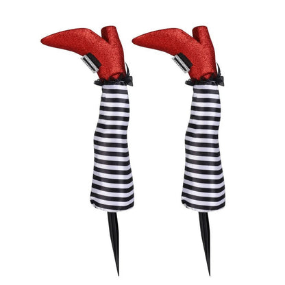 Witch Legs Halloween Decoration