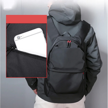 Minimalist Black Backpack