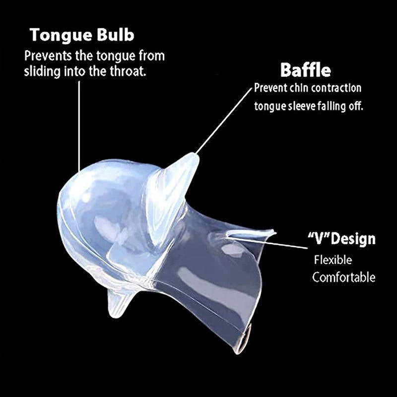 Sleep Apnea Tongue Retainer, Non-Invasive Snoring Relief Aid