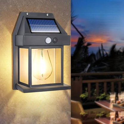 2 Set Solar Wall Lamp Outdoor