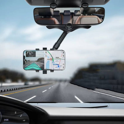Rotatable and Retractable Car Phone Holder