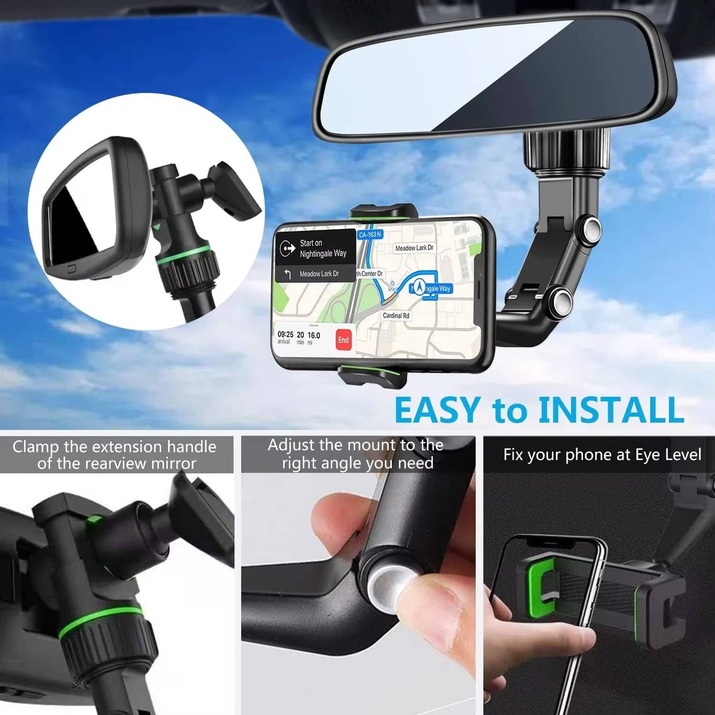 Universal Cell Phone Holder Mount for Car