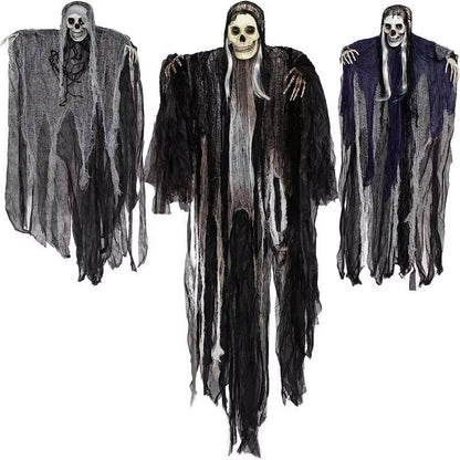 Scary Realistic Halloween Hanging Decorations Outdoor And Indoor - Set Of Three