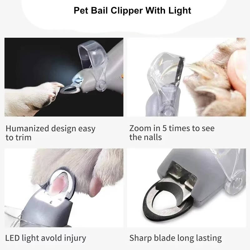 Pet Bail Clipper With Light
