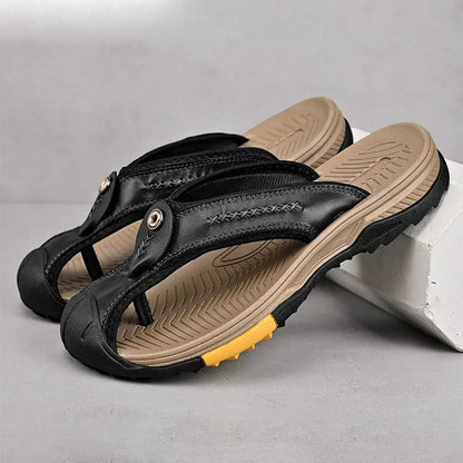 Water Resistant & Lightweight Toe Flip Flops for Men