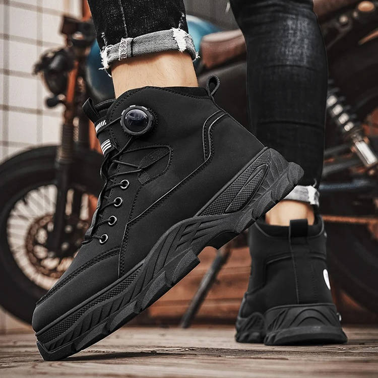 Mens Rugged Heavy Duty Boots Work Shoes