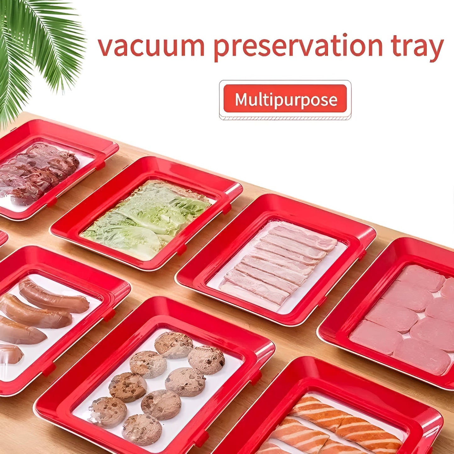 Food Preservation Tray for Long Term Food Storage