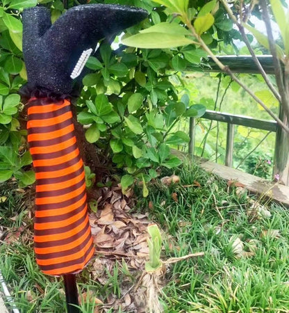 Witch Legs Halloween Decoration