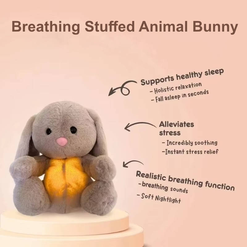 Breathing Stuffed Animal Bunny