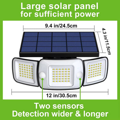 Solar Powered Flood Lights With Motion Sensor
