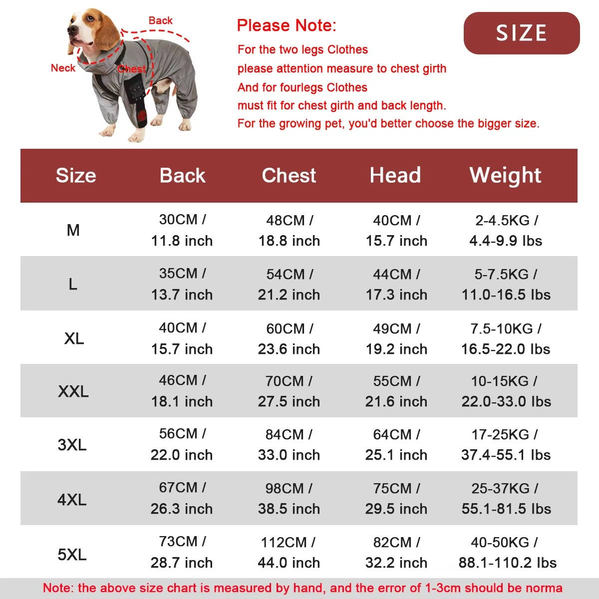 Waterproof Dogs Raincoat