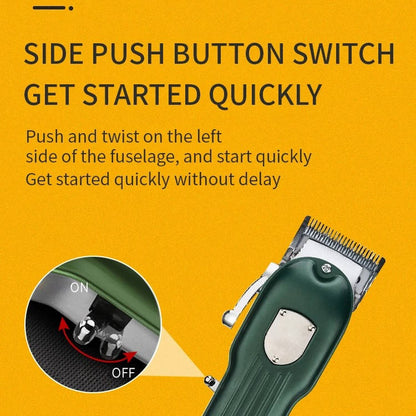 Professional Dog Hair Clipper All Metal Rechargeable