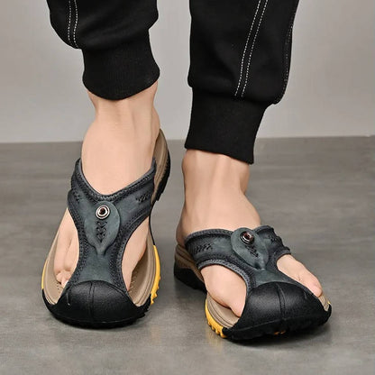 Water Resistant & Lightweight Toe Flip Flops for Men