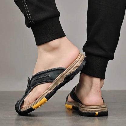 Water Resistant & Lightweight Toe Flip Flops for Men
