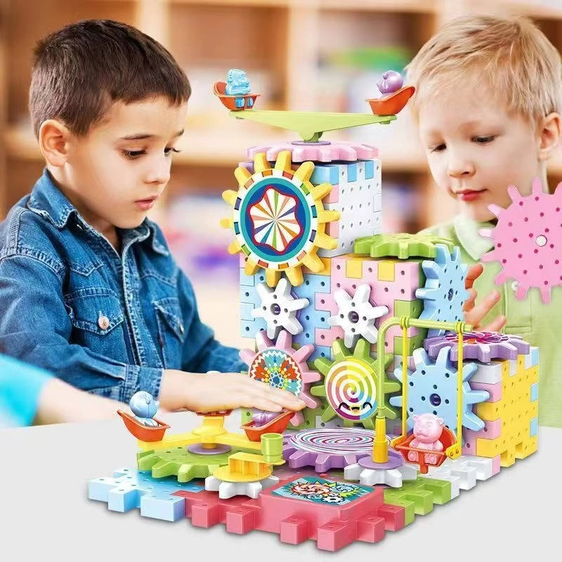 263 Pcs Kids Building Blocks Kit