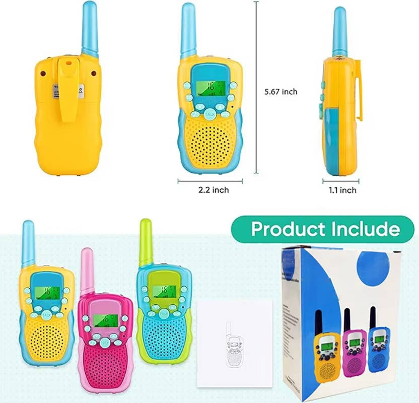 Kids Walkie Talkies (3 Piece Set)