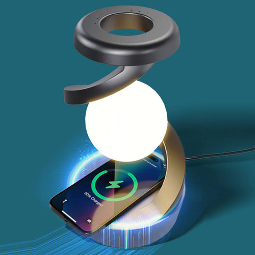 Levitating Moon Lamp Gesture Control & Wireless Charging