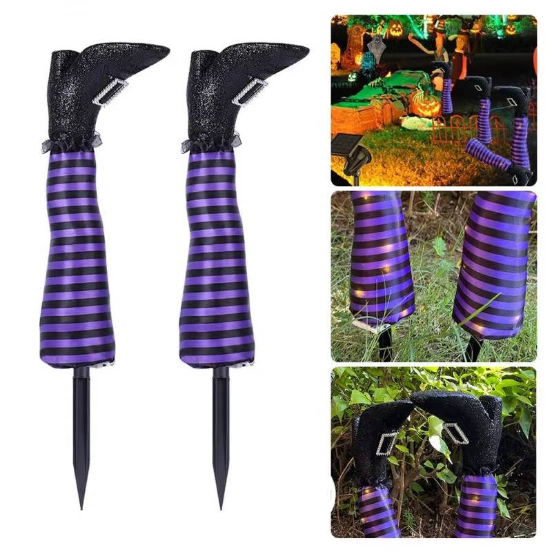 Witch Legs Halloween Decoration