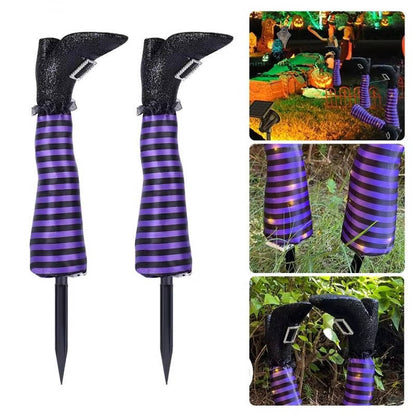 Witch Legs Halloween Decoration