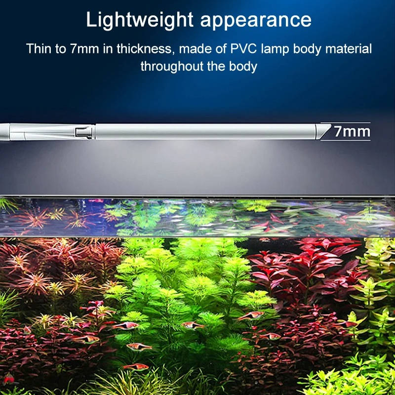 Super Bright Led Aquarium Light Clip On Full Spectrum Lamp For Fish Tanks & Aquatic Plant Growth