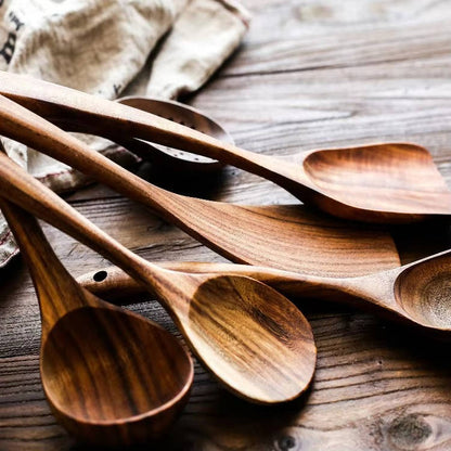 6pcs Wooden Utensils Set