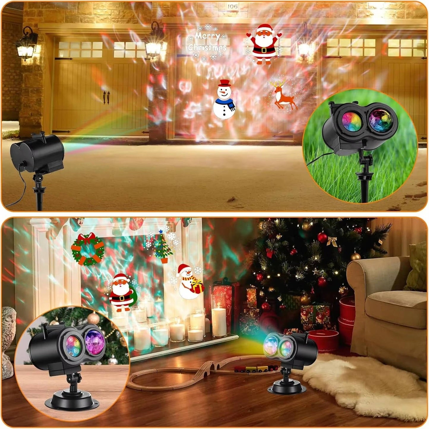 Christmas Projector Lights Outdoor Decoration
