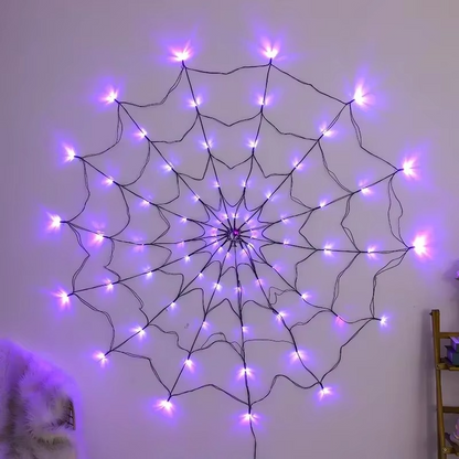Halloween Spider Web Lights Outdoor