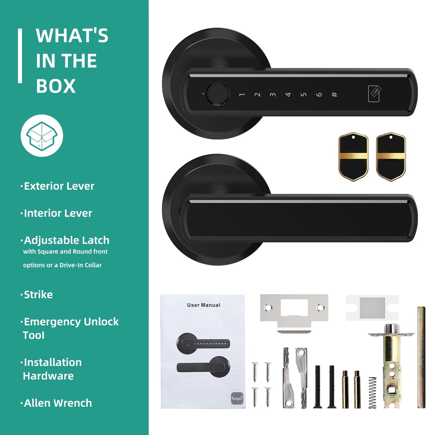 Keyless Entry Door Lock With Handle