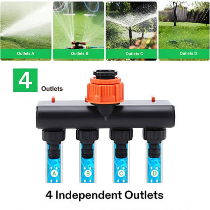 Garden Hose Splitter 4 Way