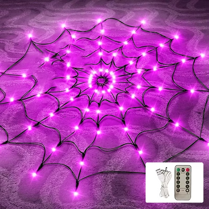 Halloween Spider Web Lights Outdoor