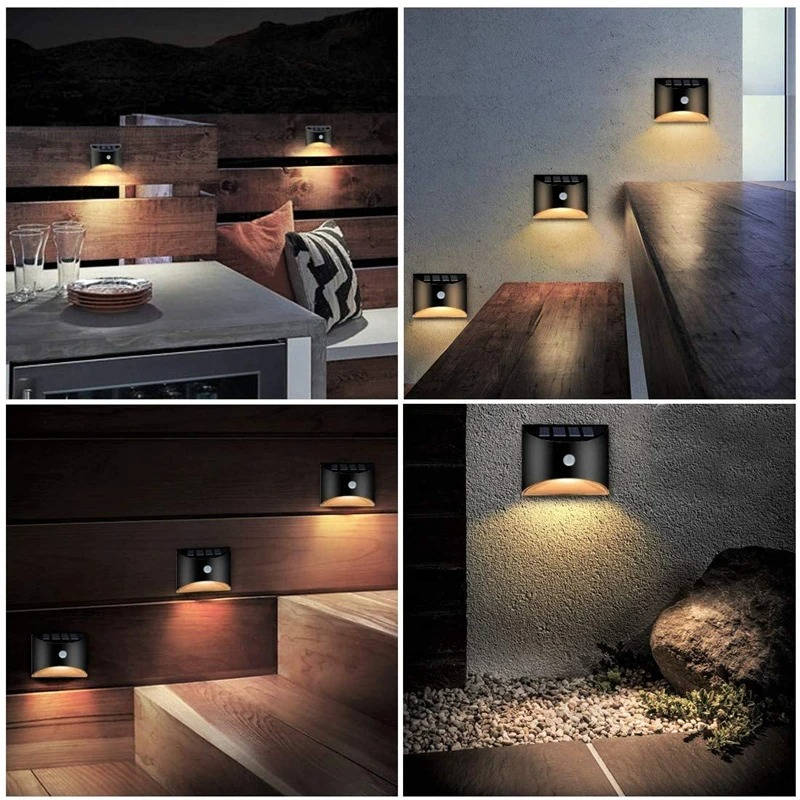 Fence Light Stair Lights Outdoor - Motion Sensor