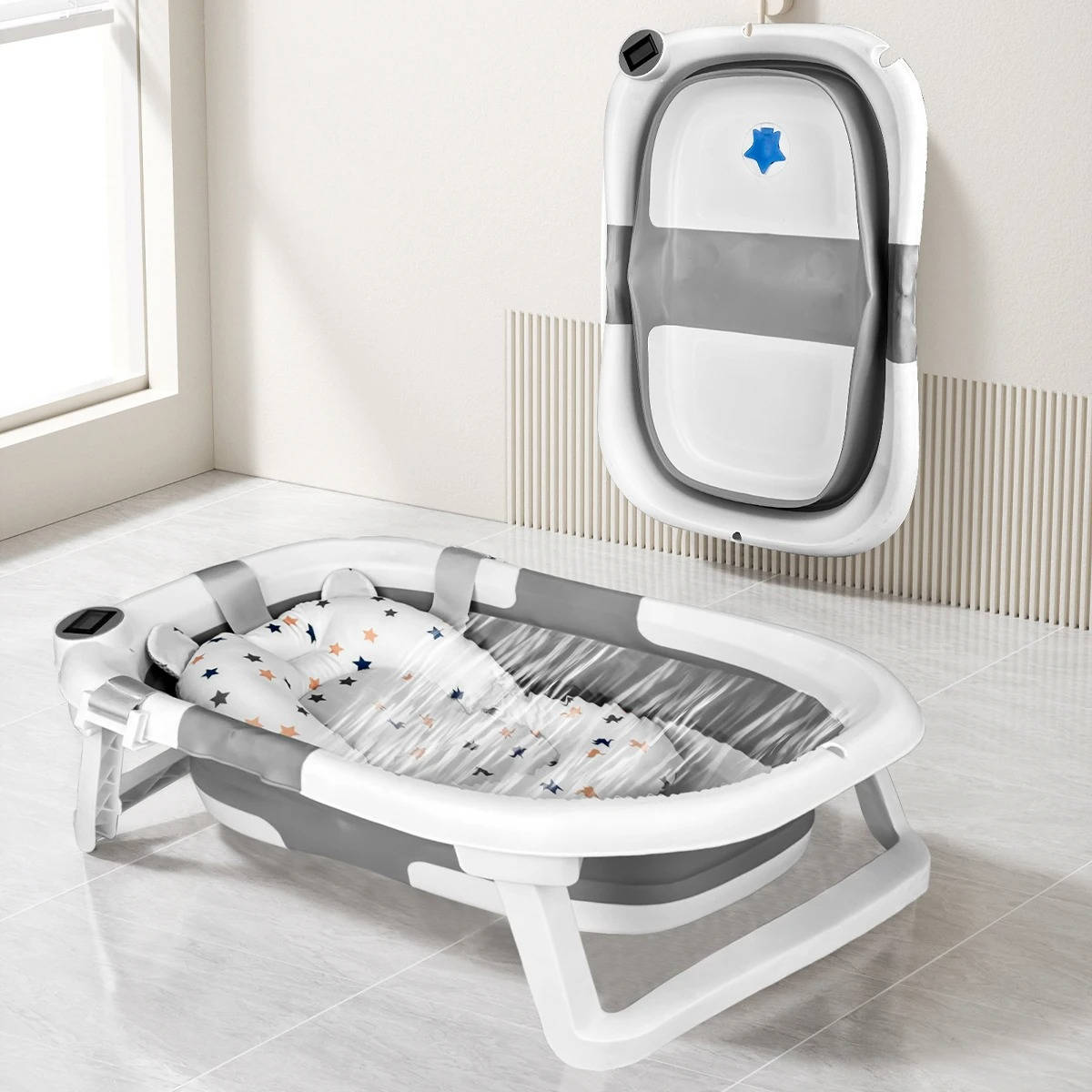 Foldable Newborn Bathing Tub
