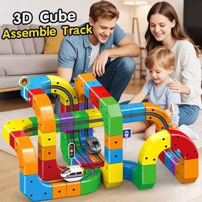 Magnetic Train Track Toy