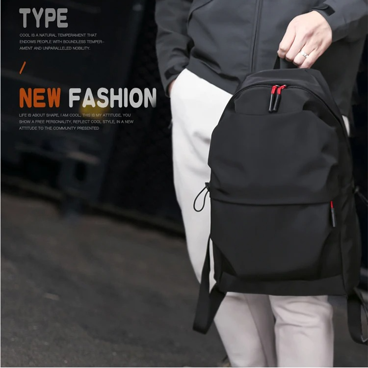 Minimalist Black Backpack