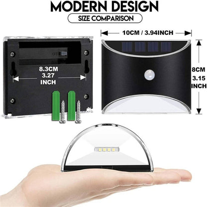 Fence Light Stair Lights Outdoor - Motion Sensor