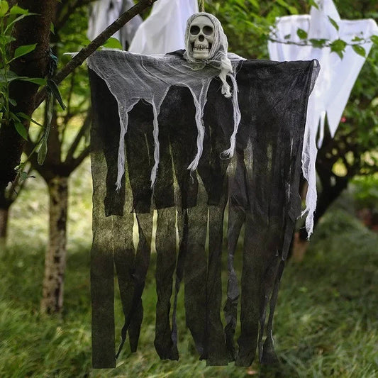 Halloween Hanging Ghost Decorations Skull