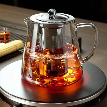 Heat Resistant Glass Teapot