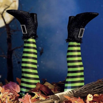 Witch Legs Halloween Decoration