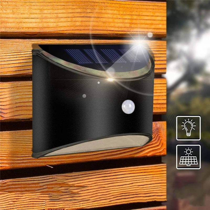 Fence Light Stair Lights Outdoor - Motion Sensor